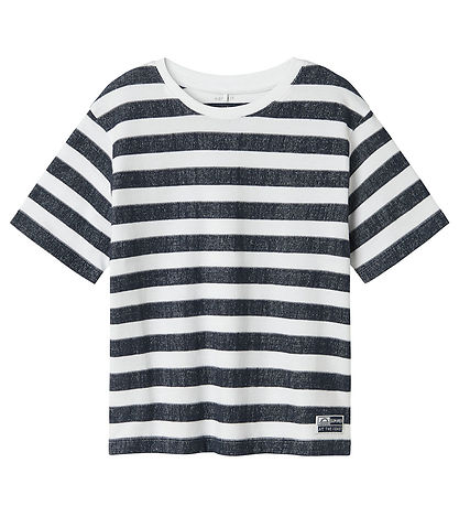 Name It T-shirt - NkmFerm - Bright White/Navy Blazer Name It T-shirt - NkmFerm - Bright White/Navy Blazer
