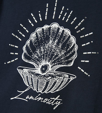 Name It T-shirt - NkfFlimse - Navy Blazer w. Seashell