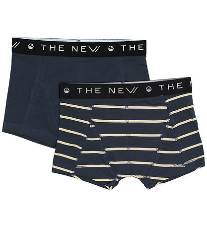The New Boxers - 2-Pack - Mood Indigo w. Stripes