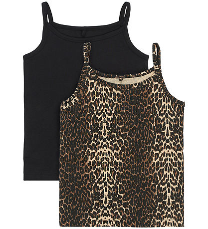 The New Undershirt - 2-Pack - Black Beauty/Leopard