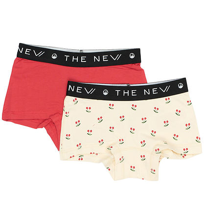 The New Hipsters - 2-pack - Chrysanthemum/Hvit m. Kirsebær