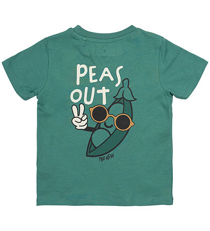 The New Siblings T-shirt - TnstNewel - Bottle Green w. Print