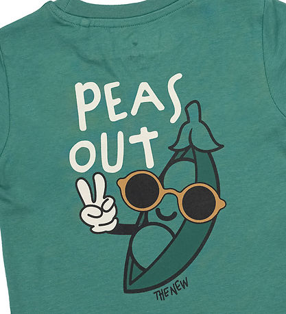 The New Siblings T-shirt - TnstNewel - Bottle Green w. Print