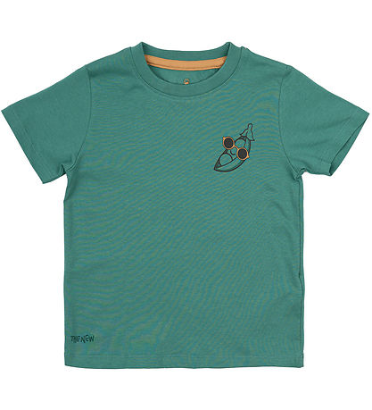 The New Siblings T-shirt - TnstNewel - Bottle Green w. Print