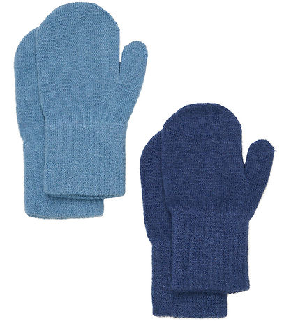 CeLaVi Vantar - Ull/Nylon - Stickad - 2-pack - Oceanien