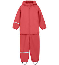 CeLaVi Clean clothes w. Suspenders - PU - Cayenne CeLaVi Clean clothes w. Suspenders - PU - Cayenne