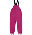 Color Kids Shell pants w. Suspenders - Festival Fuchsia Color Kids Shell pants w. Suspenders - Festival Fuchsia