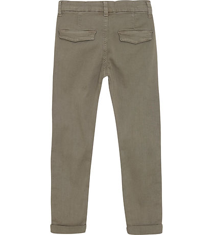 Minymo Bukser - Twill - Tømmerulv
