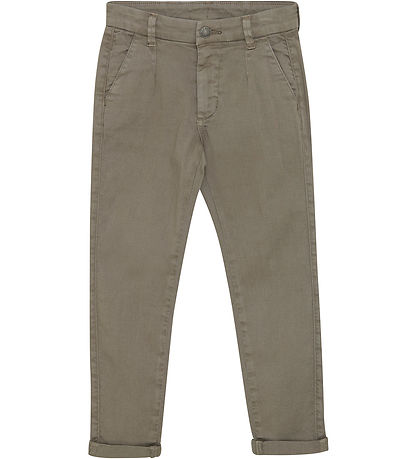 Minymo Bukser - Twill - Tømmerulv