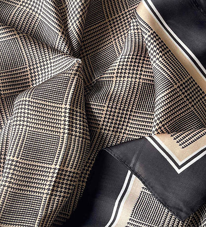 By Stær Scarf - Callie - Dark Beige/Black
