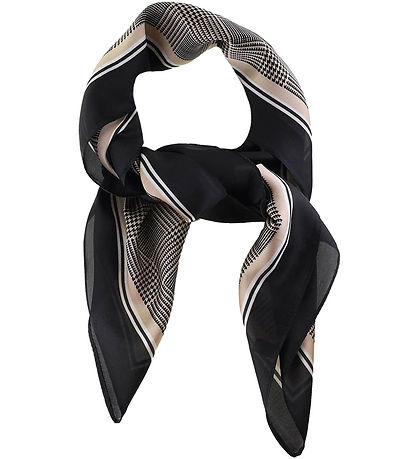 By Stær Scarf - Callie - Dark Beige/Black
