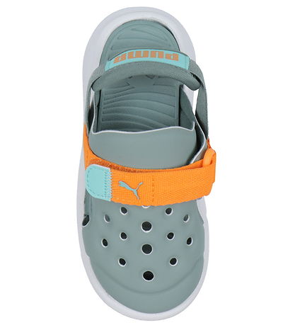 Puma Sandalar - Evolve Ac Inf - Green/Moon Appelsína
