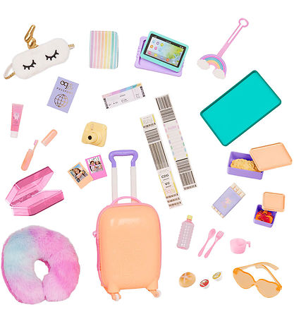 Accessoires de Poupée Our Generation - Valise en Carton - Arc-en Accessoires de Poupée Our Generation - Valise en Carton - Arc-en
