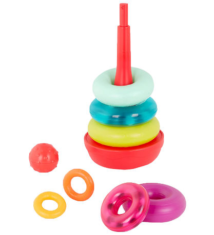B. toys Palikkatorni - Rainbow Sormukset - 9 Osaa
