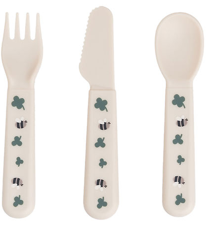 Done by Deer Cutlery - 3-Pack - Tiny Farm - Sand