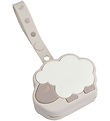 Done by Deer Silicone Pacifier holder - Sheepy Sand Done by Deer Silicone Pacifier holder - Sheepy Sand