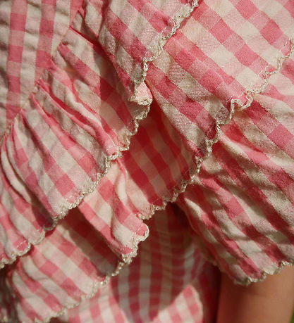 Konges Sløjd Shirt - Kim Frill - Flamingo Plume Check