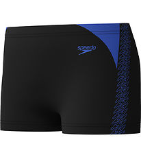 Speedo Swim Trunks - HyperBoom SPlice - Black w. Blue Speedo Swim Trunks - HyperBoom SPlice - Black w. Blue