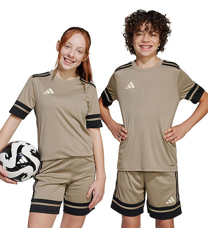 adidas Performance T-shirt - Squadra25 - Blanch Cargo/Black/Warm