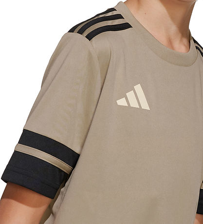adidas Performance T-shirt - Squadra25 - Blanch Cargo/Black/Warm