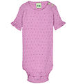 FUB Bodysuit s/s - Rib - Pointelle - Orchid