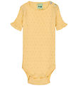 FUB Bodysuit s/s - Rib - Pointelle - Vanilla