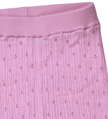 FUB Leggings - Rib - Pointelle - Orchid