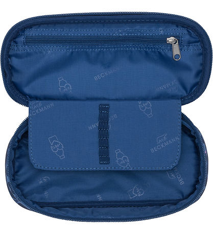 Beckmann Pencil Case - Cheetah - Dark Blue