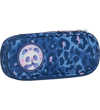 Beckmann Pencil Case - Cheetah - Dark Blue Beckmann Pencil Case - Cheetah - Dark Blue