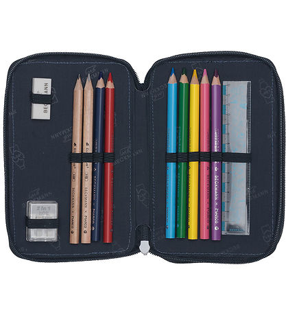 Beckmann Pencil Case w. Contents - Tech Rex - Black Beckmann Pencil Case w. Contents - Tech Rex - Black
