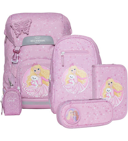 Beckmann Skolväskset - Classic+ - Rosie - Rosa
