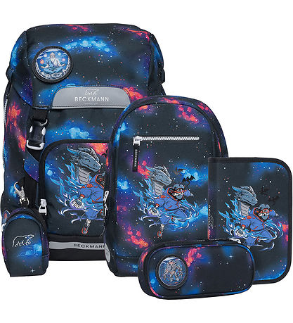 Beckmann School Bag Set - Classic+ - Ninja Elements - Black Beckmann School Bag Set - Classic+ - Ninja Elements - Black