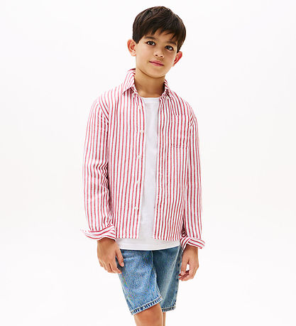 Tommy Hilfiger Shirt - Primary Red Stripe