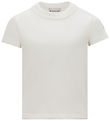 Moncler T-shirt - White w. Embroidery Moncler T-shirt - White w. Embroidery