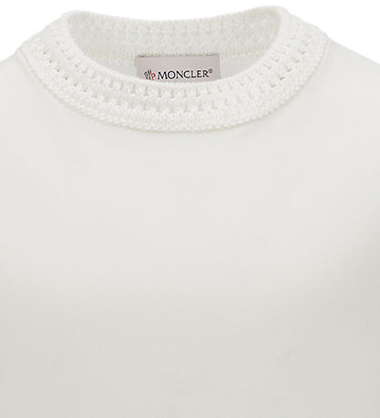 Moncler T-shirt - Vit m. Broderi