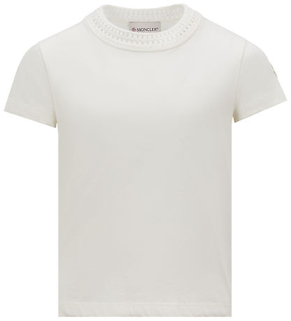 Moncler T-shirt - Vit m. Broderi