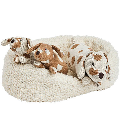 Smallstuff Kuscheltiere Mit Hundekorb - Nature Smallstuff Kuscheltiere Mit Hundekorb - Nature