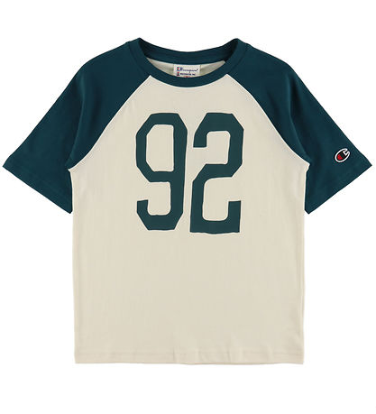 Champion T-shirt - Green/White