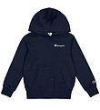 Champion Kapuzenpullover - Navy m. Logo