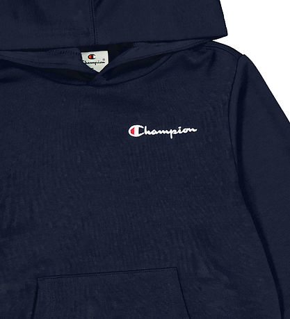 Champion Hoodie - Navy w. Logo