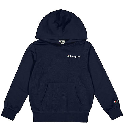Champion Hoodie - Navy w. Logo