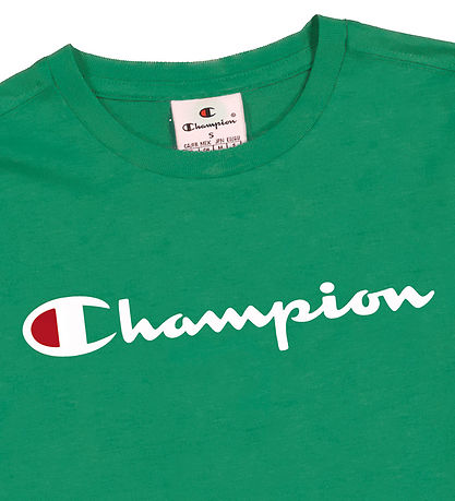 Champion T-paita - Vihreä M. Logo