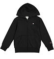Champion Cardigan - Full Zip - Black w. Logo