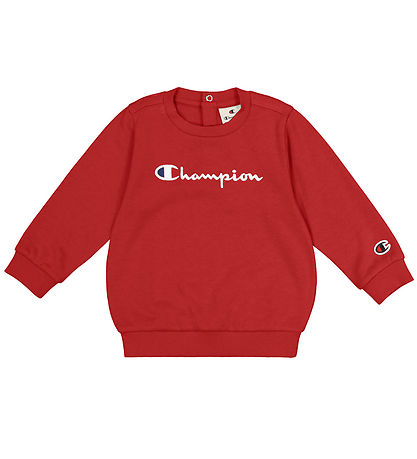 Champion Collegesetti - Crewneck - Laivastonsininen/Punainen M. 