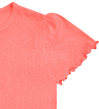 T-Shirt Hust and Claire - Alma - Rougissant av. Pointelle T-Shirt Hust and Claire - Alma - Rougissant av. Pointelle