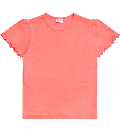 T-Shirt Hust and Claire - Alma - Rougissant av. Pointelle T-Shirt Hust and Claire - Alma - Rougissant av. Pointelle