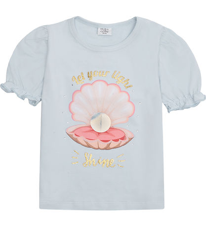 Hust and Claire T-shirt - Alma - Winter Sky w. Glitter