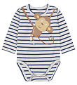 Hust and Claire Bodysuit l/s - Billy - Ivory w. Monkey Hust and Claire Bodysuit l/s - Billy - Ivory w. Monkey