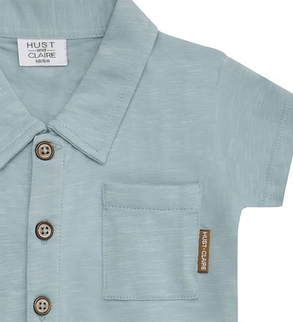 Hust and Claire Polo-body s/s - Boye - Baby Blue Hust and Claire Polo-body s/s - Boye - Baby Blue