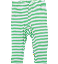 Joha Leggings - Rib - Wool/Silk - Off White/Green Joha Leggings - Rib - Wool/Silk - Off White/Green
